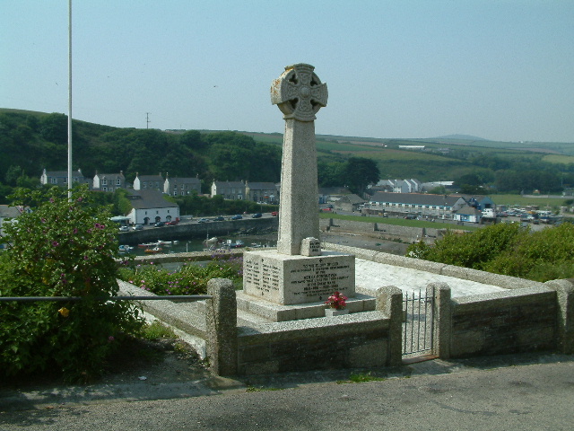 The War Memorial, Porthleven. 30 May 2003.